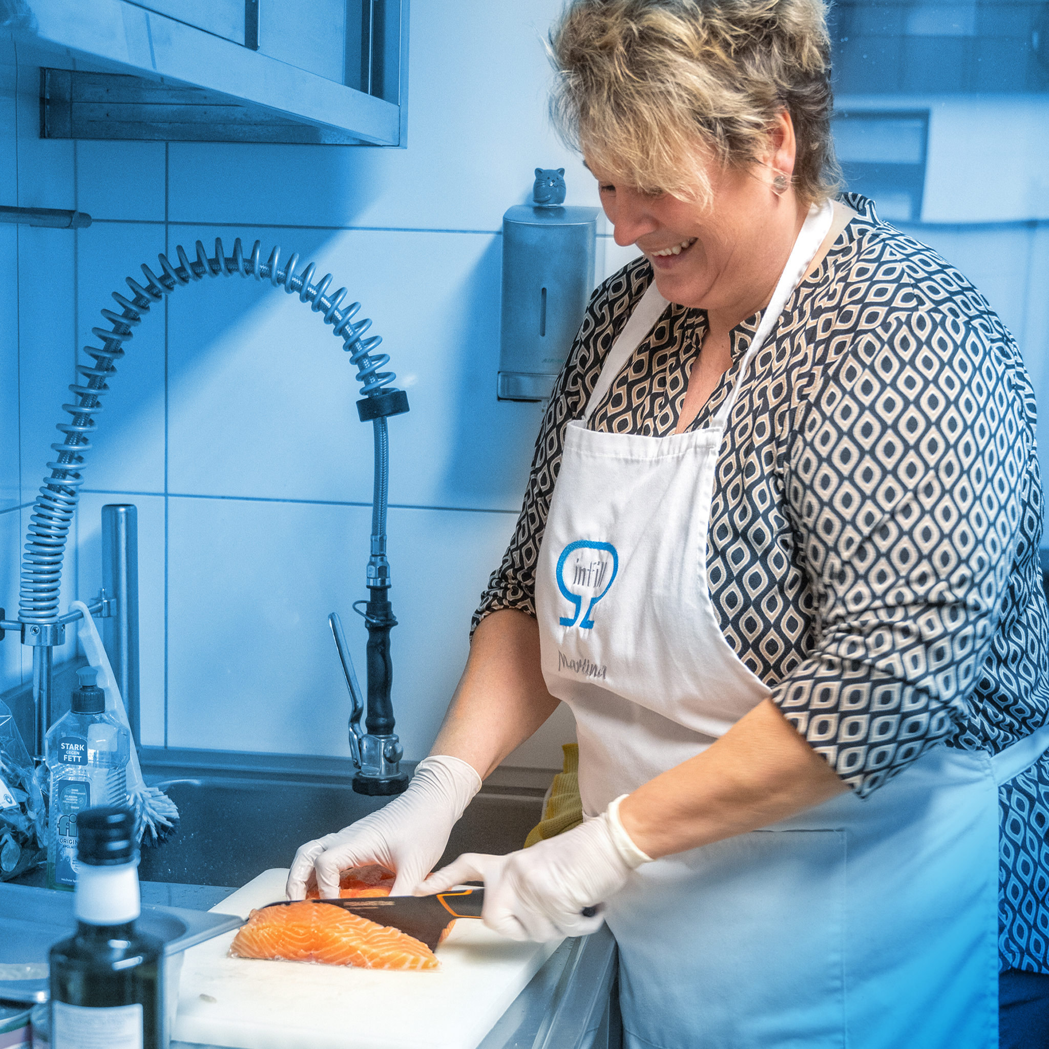 Martina Weber, chef of the infill canteen Martina Weber, chef of the infill canteen